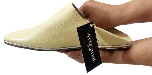 vérifier qualité babouche homme en cuir