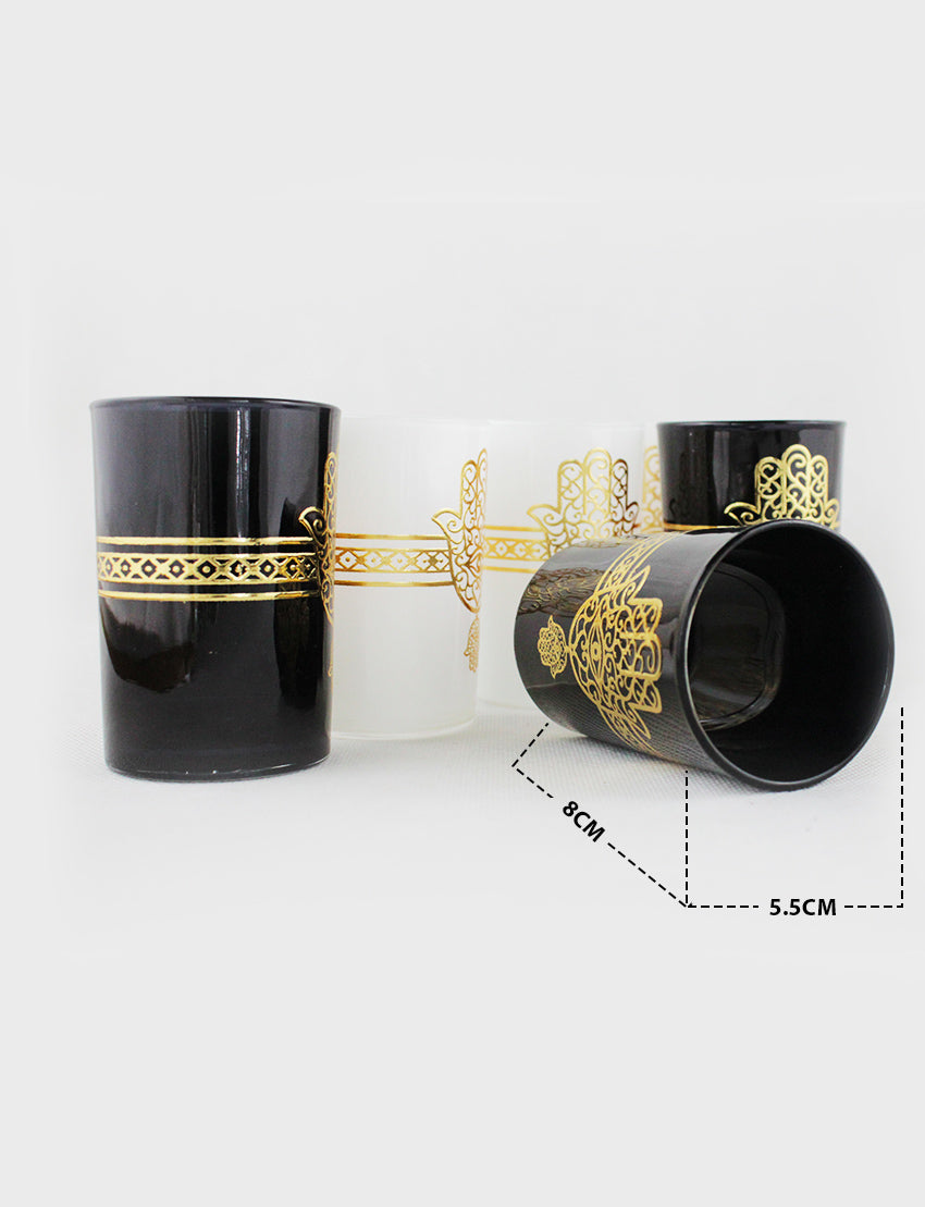 6 vasos de té hechos a mano de Fátima