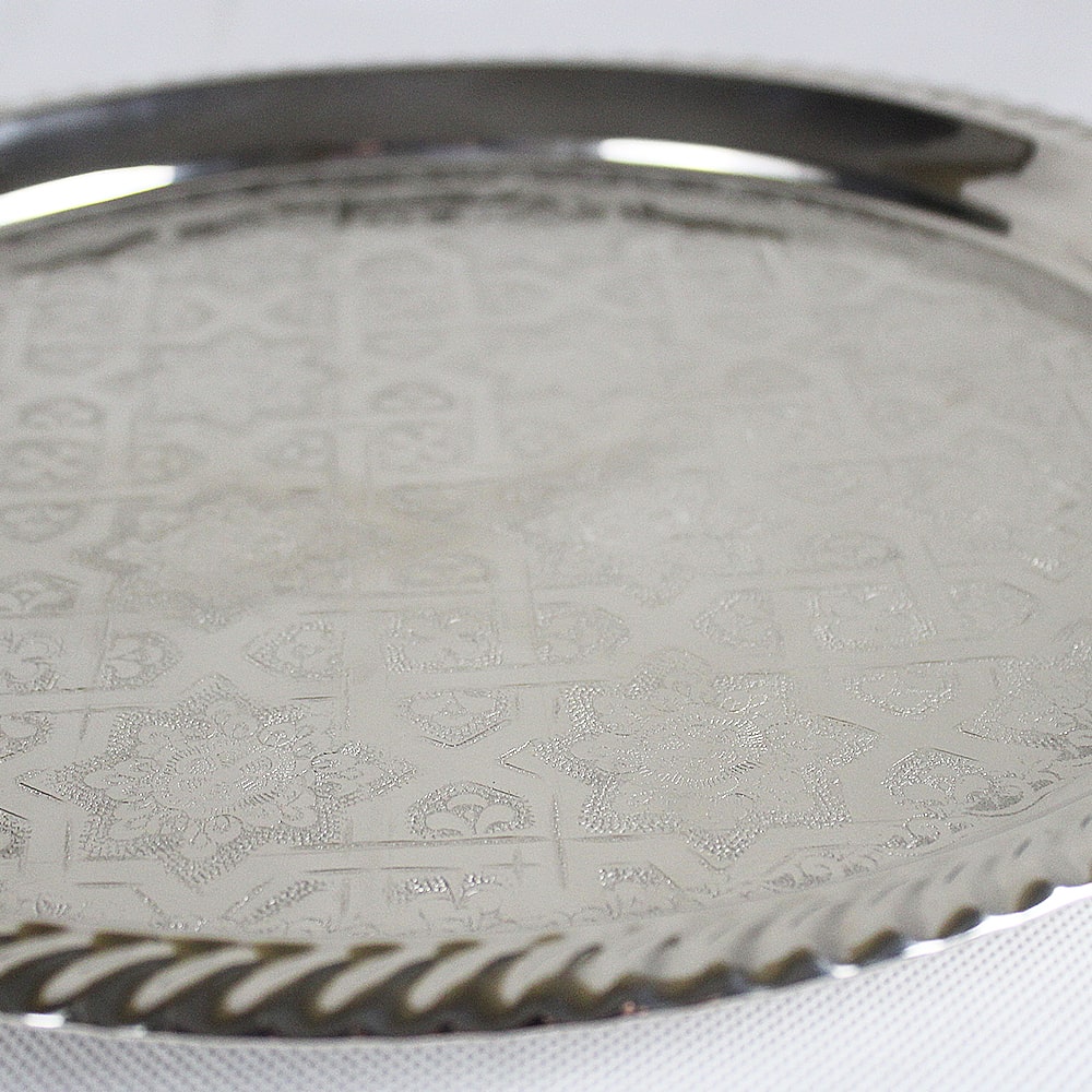 Bandeja de té plana clásica