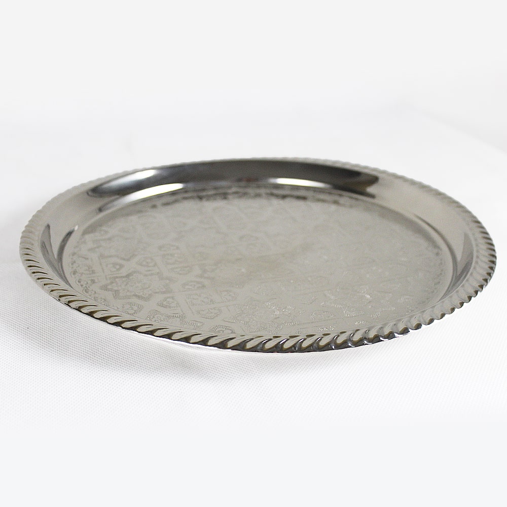 Bandeja de té plana clásica