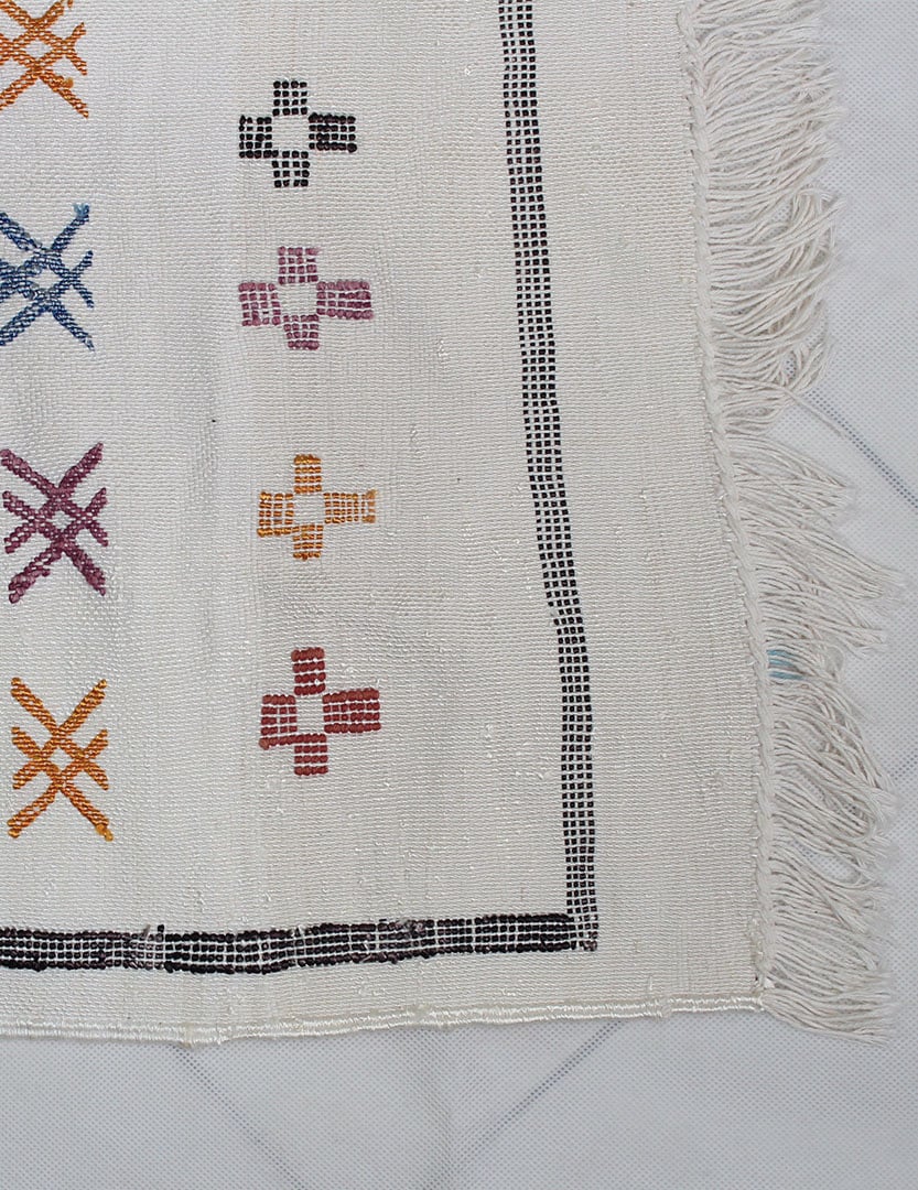 Alfombra Bereber Sabra Blanca - Bejaâd