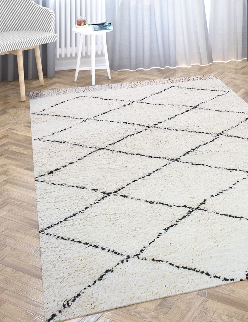 Alfombra Beni Ouarain 100% lana