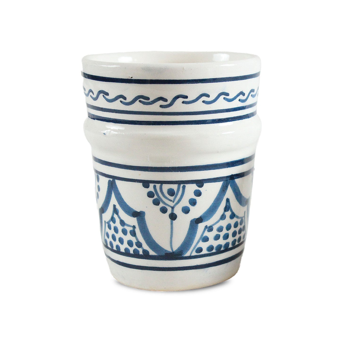 Taza azul Zwak de Chefchaouen