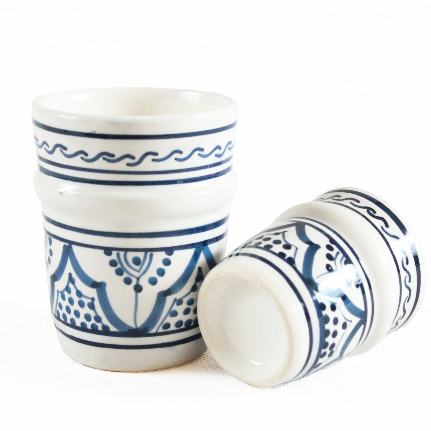 Taza azul Zwak de Chefchaouen