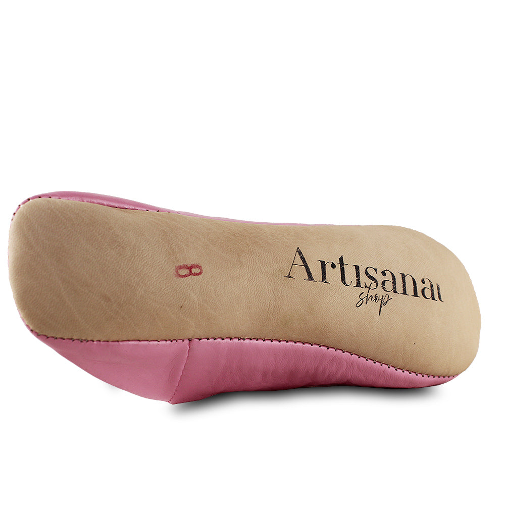 Zapatilla zapatilla de lentejuelas rosa
