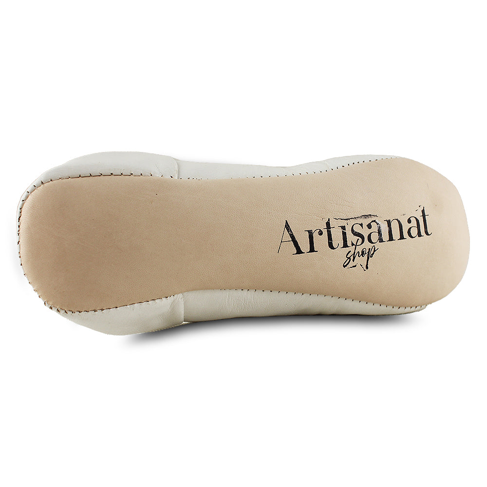 Zapatilla zapatilla de lentejuelas blancas