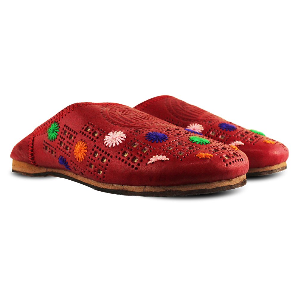Zapatilla roja de Marrakech