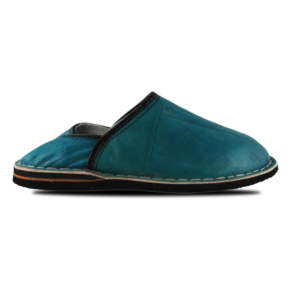 Mula zapatilla bereber Turquesa