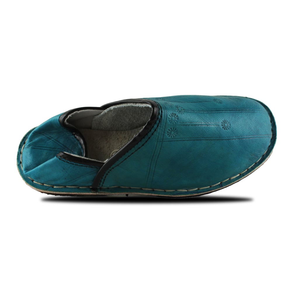 Mula zapatilla bereber Turquesa