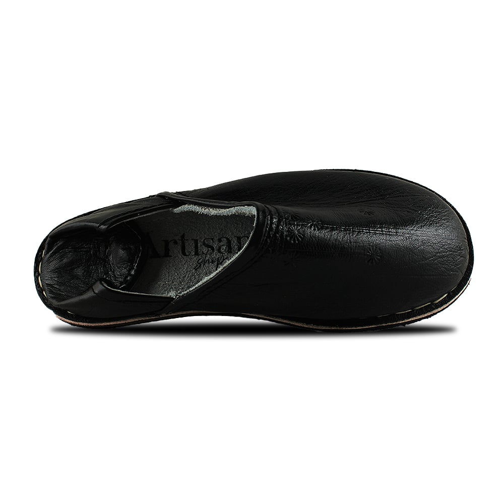 Mula zapatilla bereber Negro hombre