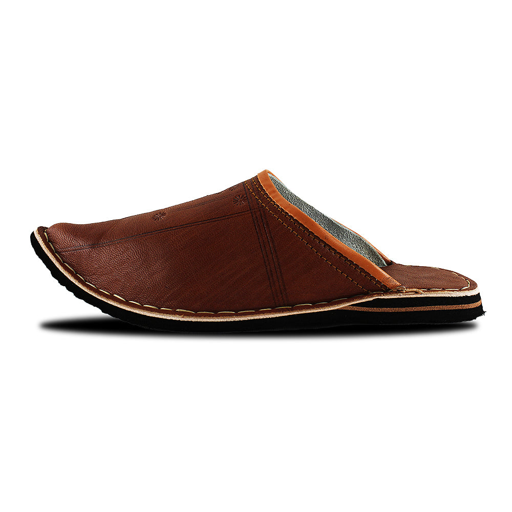 Zapatilla de hombre Aladin Marrón