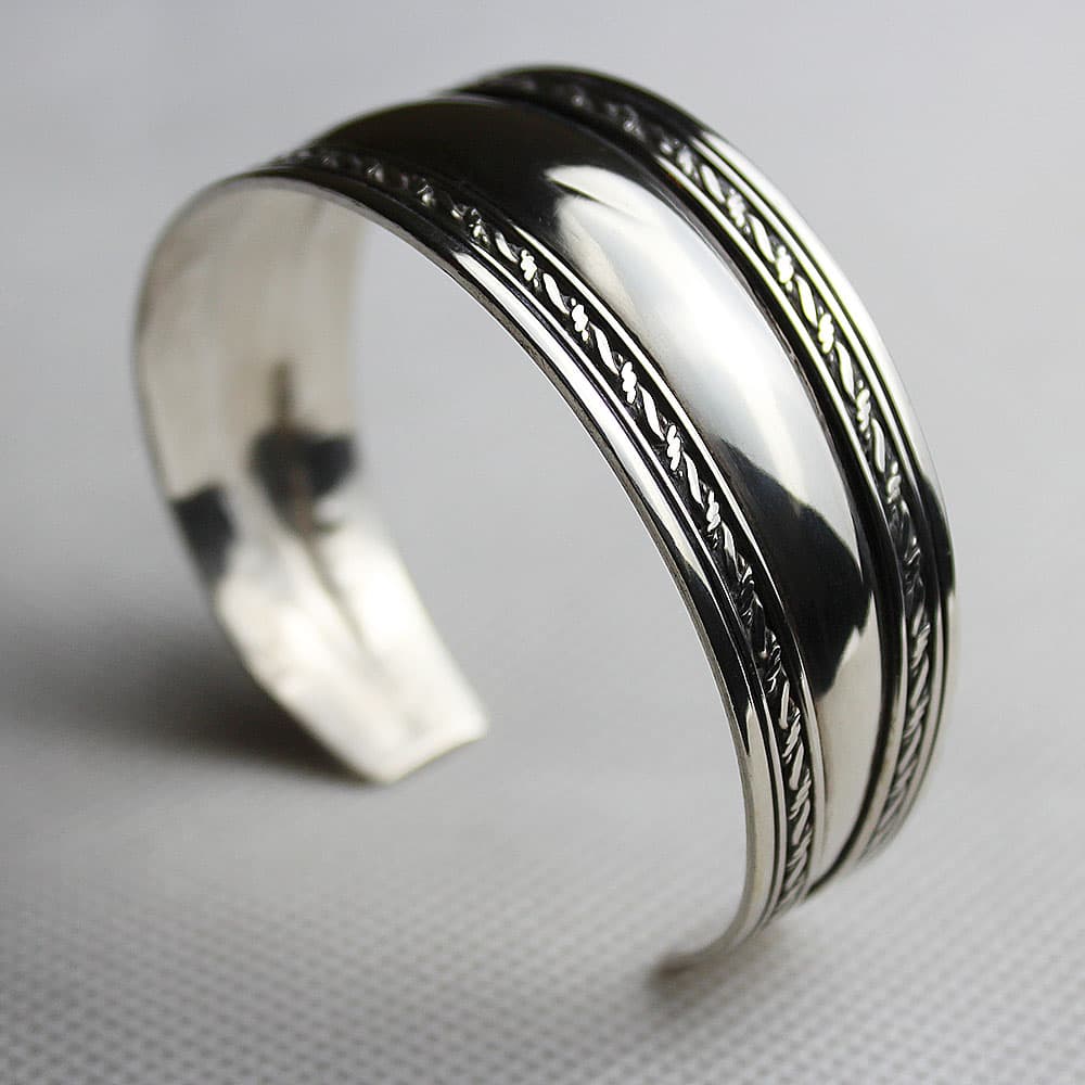 Pulsera bereber plata 800 Afrar