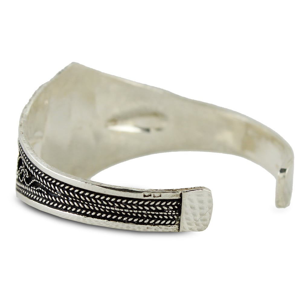 Pulsera bereber de plata 800 y piedra Tamila