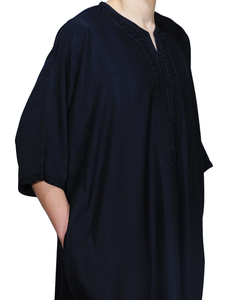 Gandoura Atlas Medjoul negro