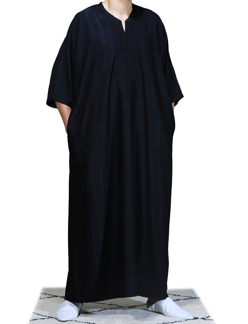 Gandoura Atlas Medjoul negro