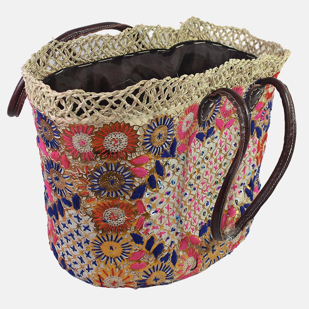 Cesta de mimbre Primavera
