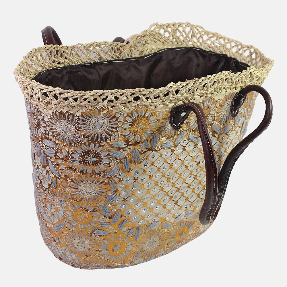 Cesta de mimbre de fresno