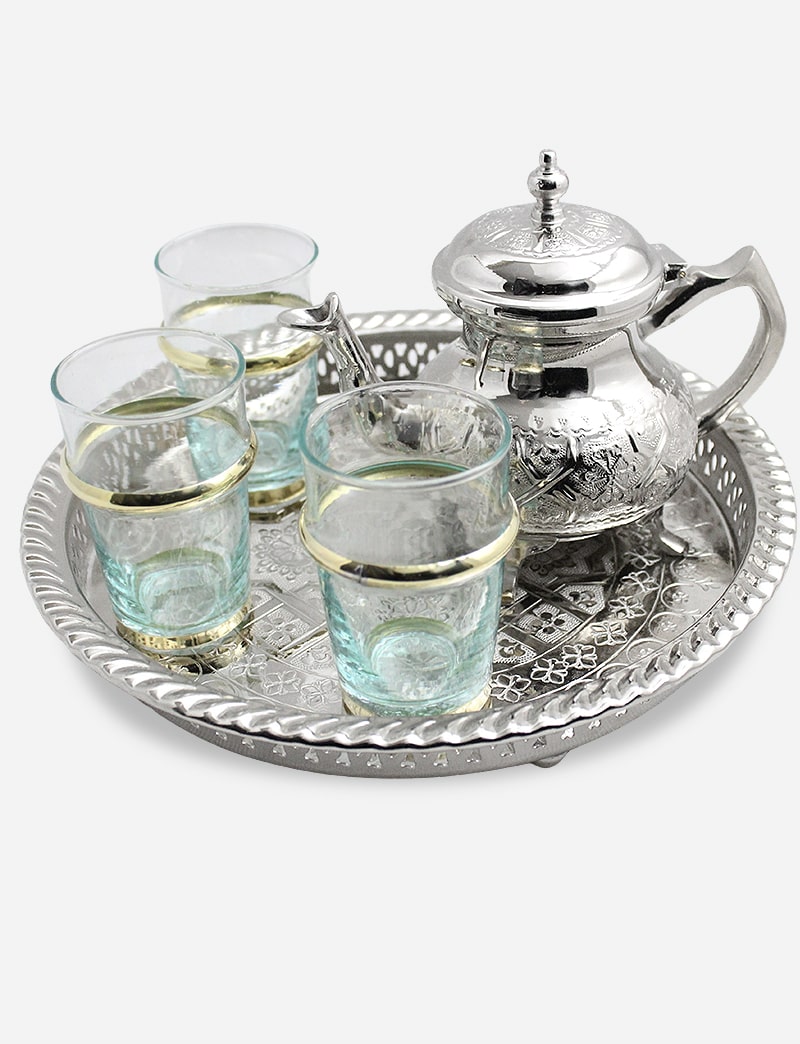 Pequeño servicio de té moderno