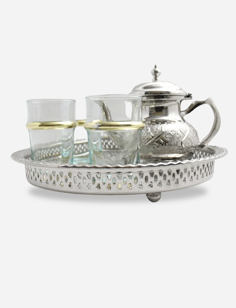Pequeño servicio de té moderno