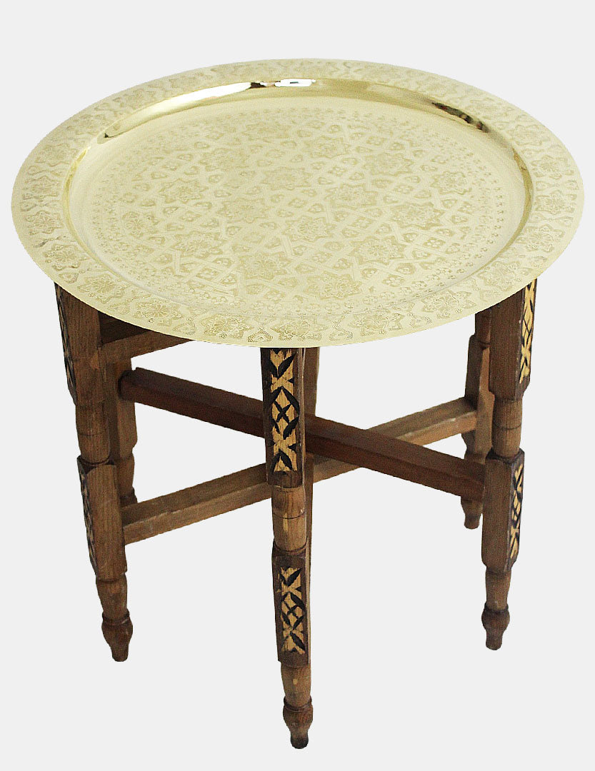 mesa pedestal marroquí