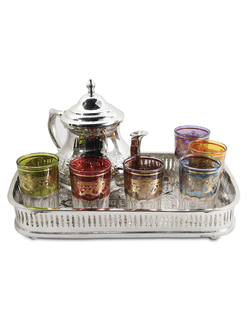 Elegante servicio de té marroquí