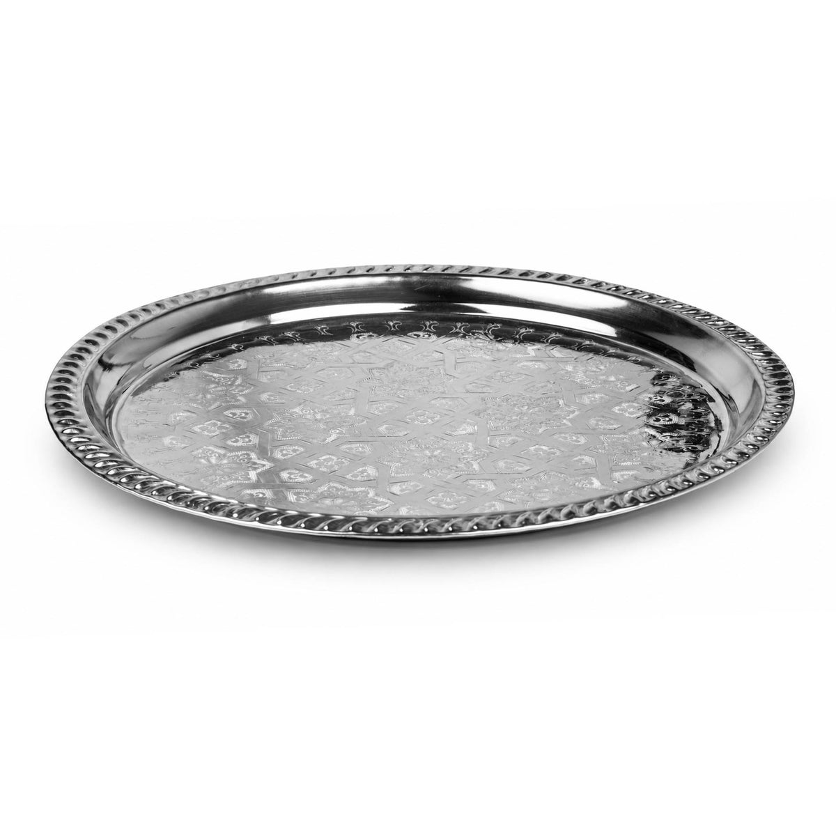 Bandeja de té plana clásica