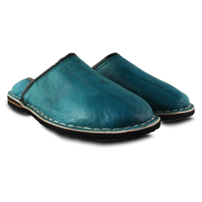 Mula zapatilla bereber Turquesa