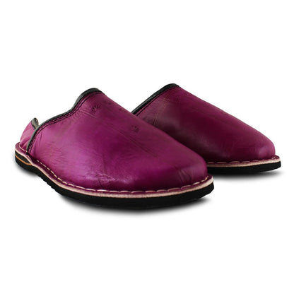 Mule zapatilla bereber fucsia