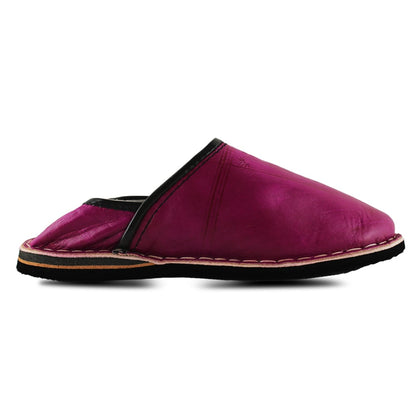 Mule zapatilla bereber fucsia