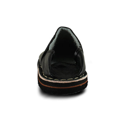 Mula zapatilla bereber Negro hombre
