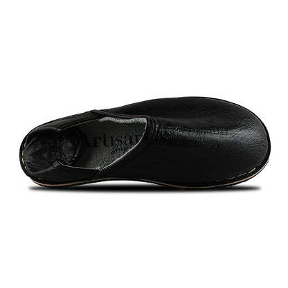 Mula zapatilla bereber Negro hombre