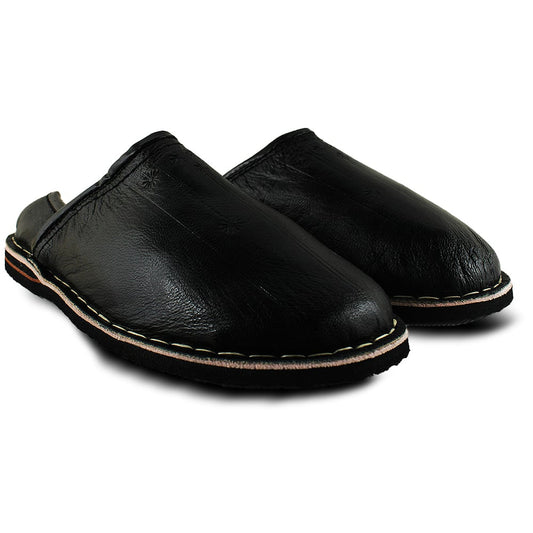 Mula zapatilla bereber Negro hombre