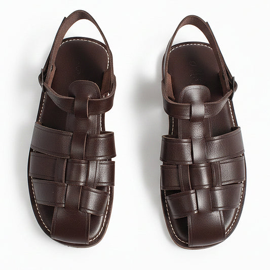 Sandale Quemado Marron Chocolat