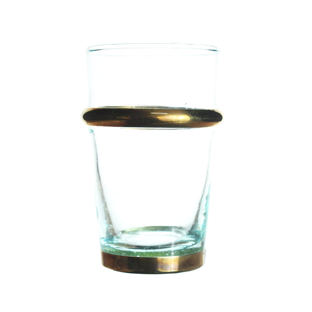 6 vasos Beldi dorados